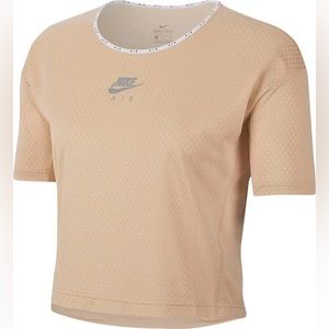 Nike Women's Air Short Sleeve Running Crop Top, Small